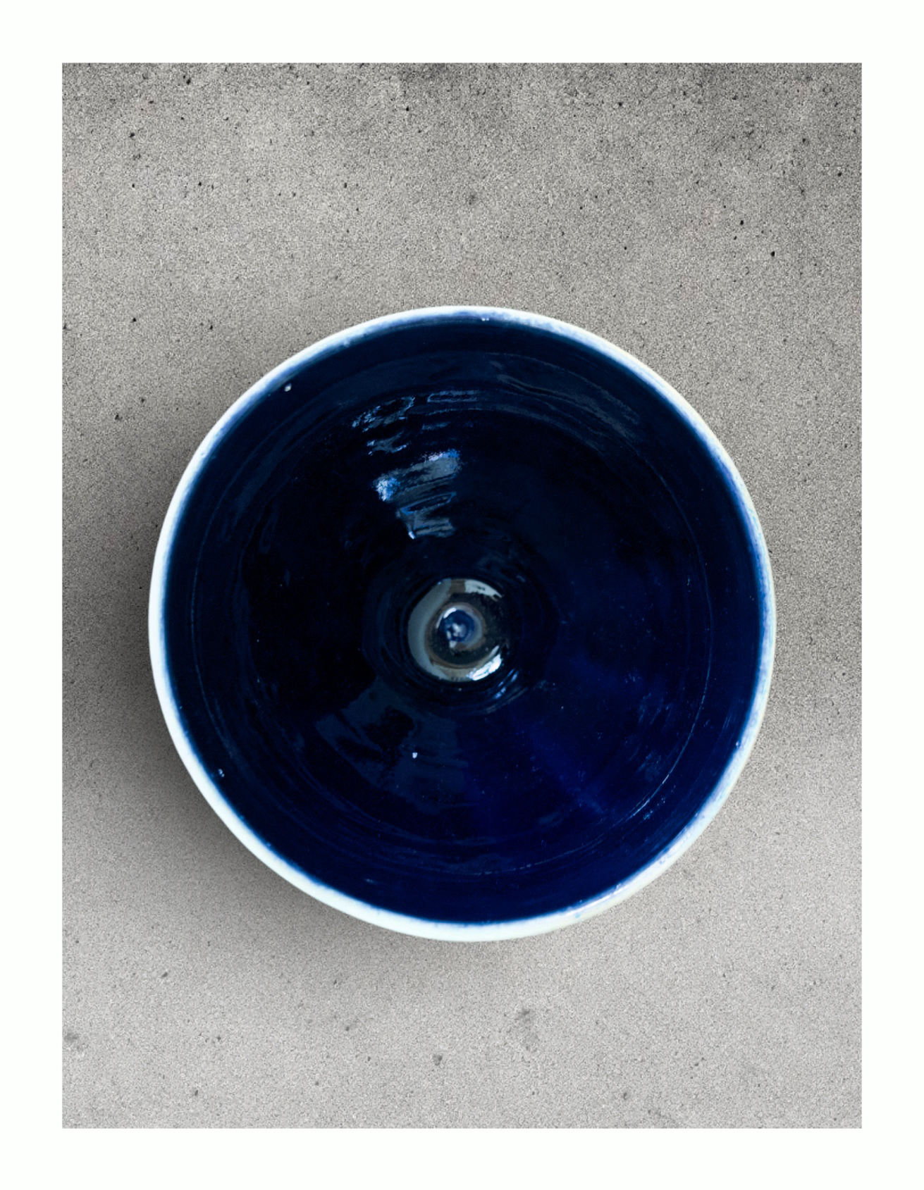 Deep Blue glazed vessel