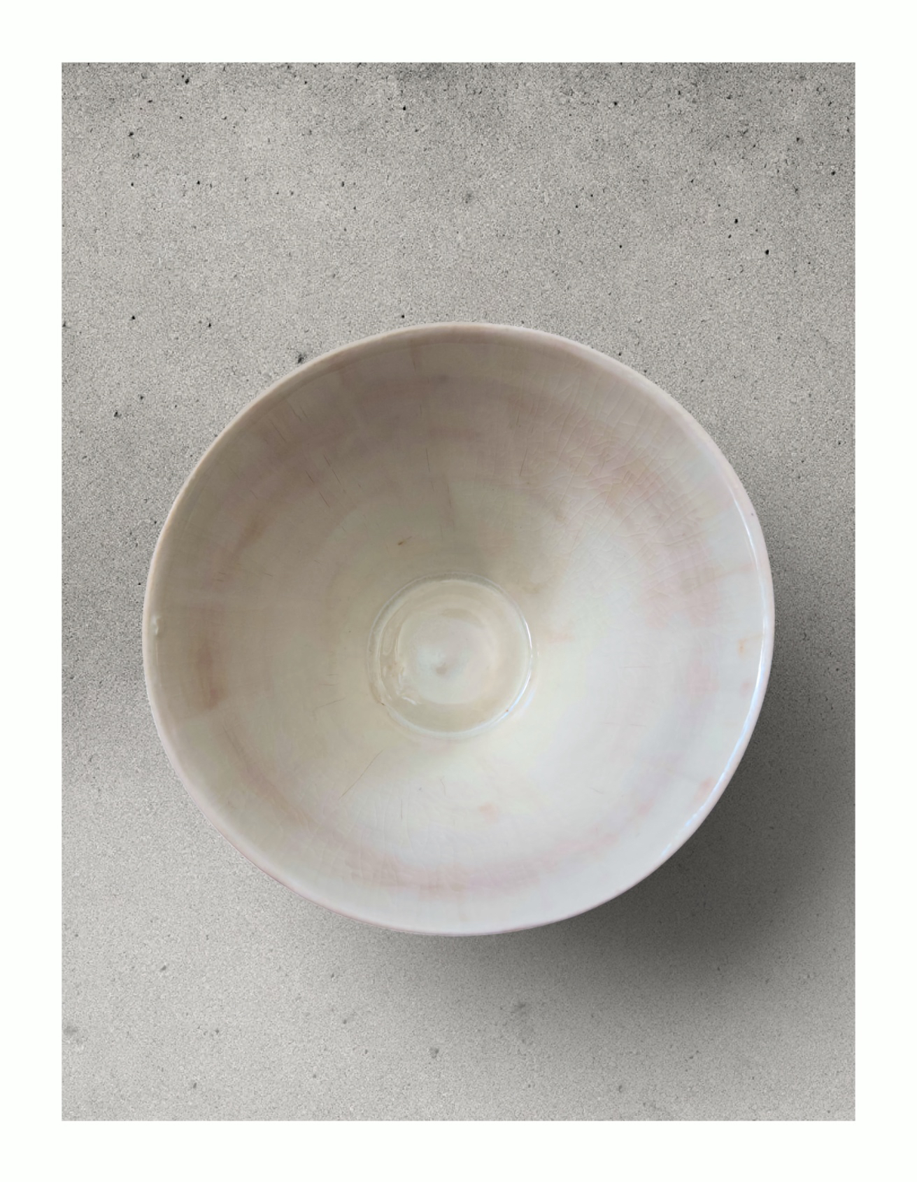 Mother of Pearl glazed ceramic