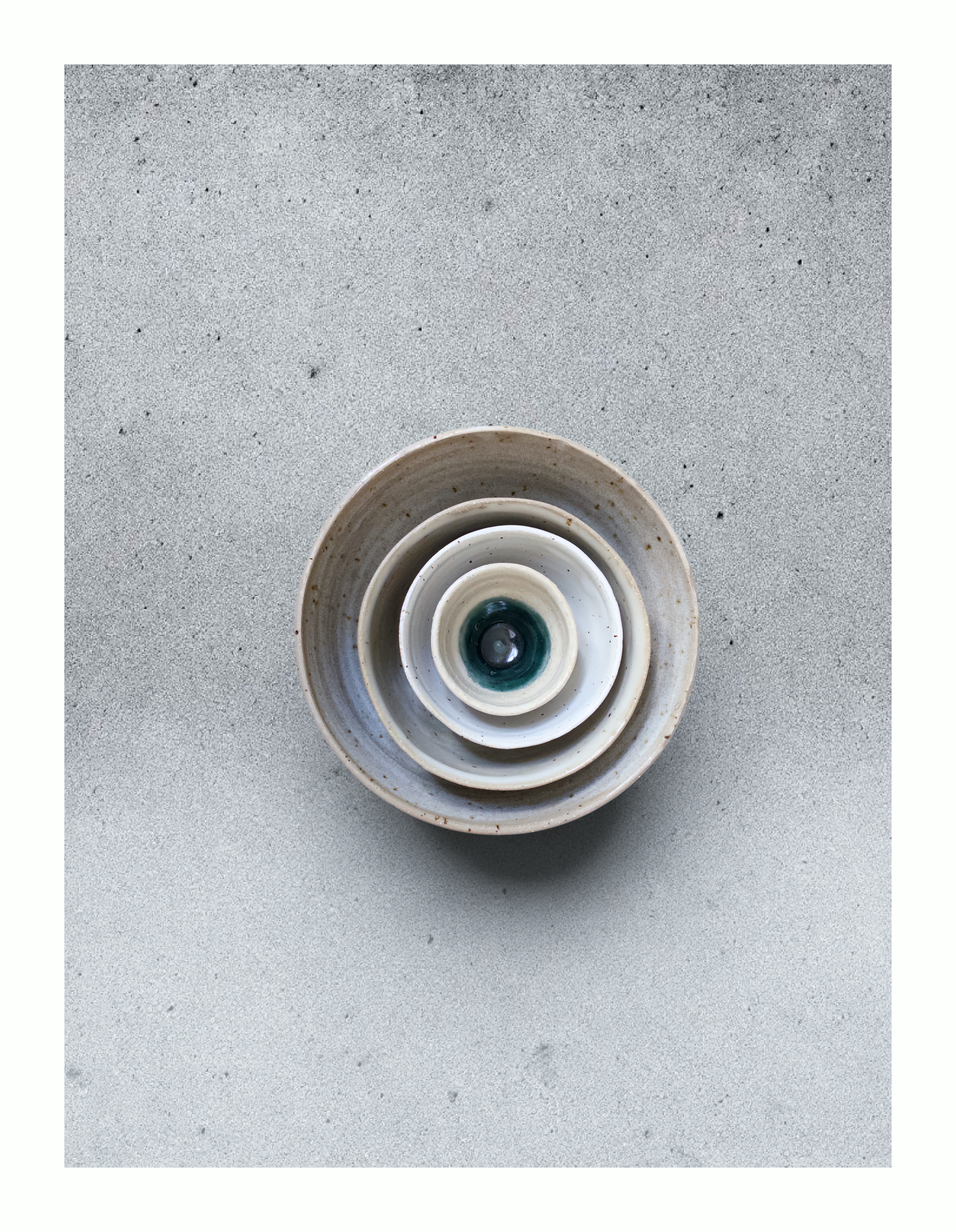 Ocean Babushka stacking bowls